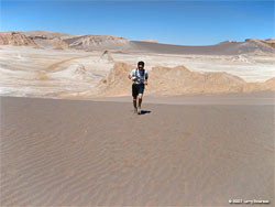 Leaving the Valley of the Moon - Atacama Marathon