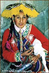 Girl from the province of Quispicanchis in Cusco