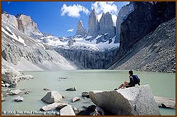 Glacial lake at Torres del Paine