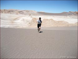 Leaving the Valley of the Moon - Atacama Marathon